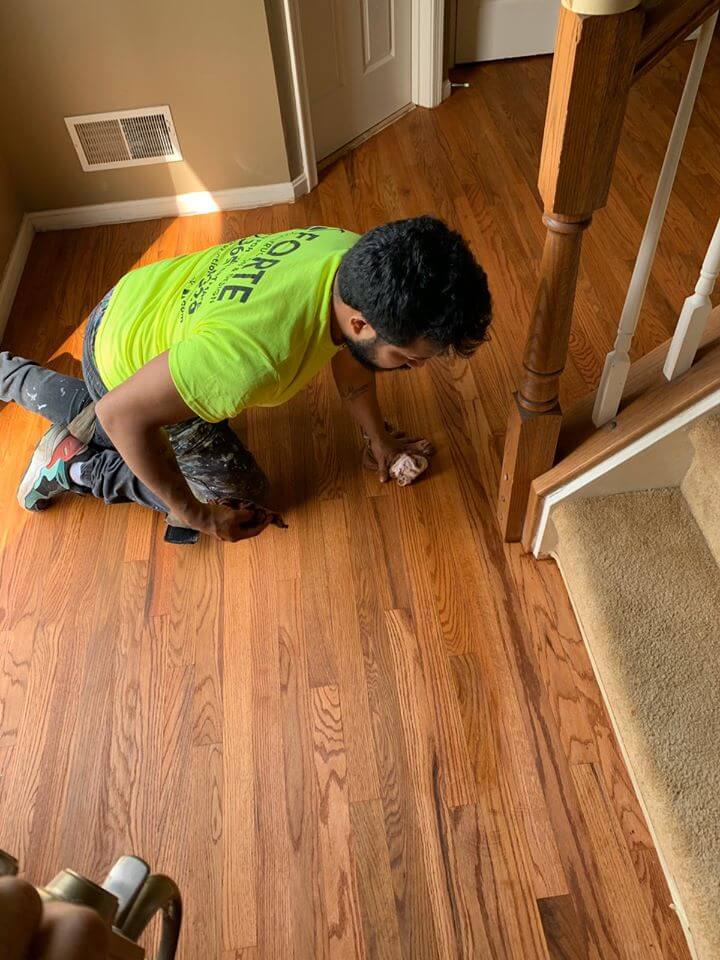 Hardwood Floor Sanding Project in Fredericksburg VA Forte