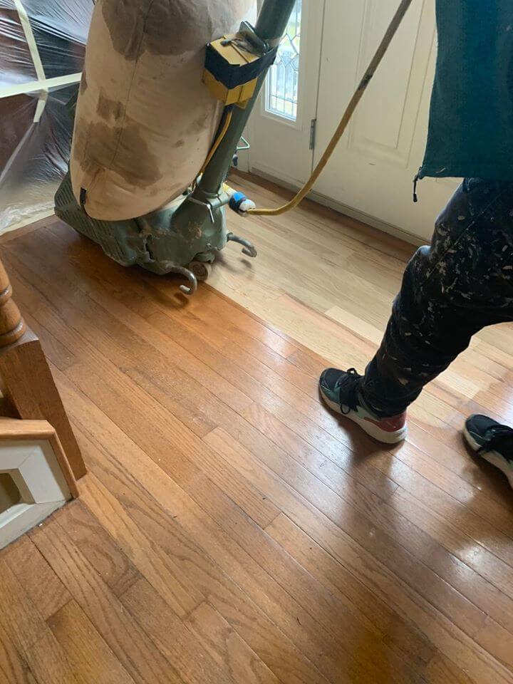 Hardwood Floor Sanding Project in Fredericksburg VA Forte