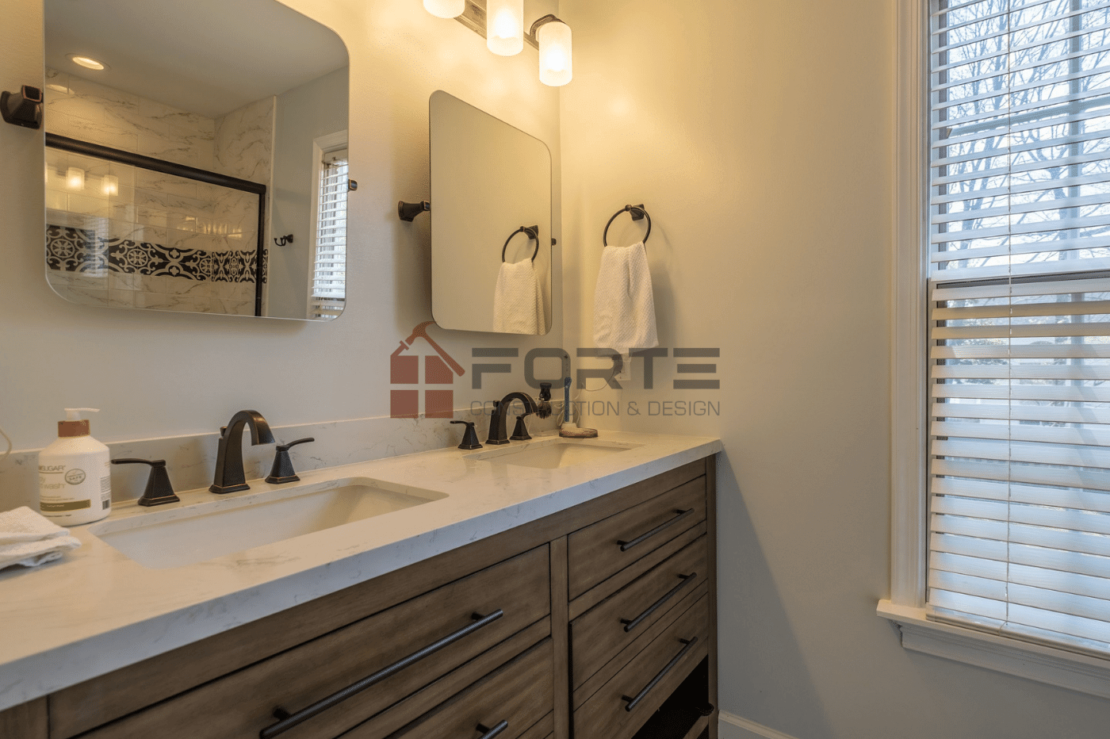 Three Bathrooms and Partial Kitchen Remodeling